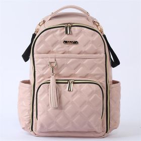 M&Y Collection 7300 Oeste Toz Pembe Deri Anne Bebek Bakım Sırt Çantası
