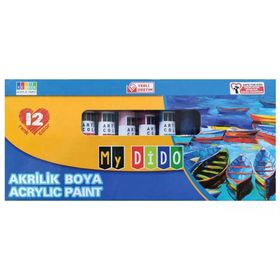 My Dido MY14 12 Renk 9 ml Tüp Akrilik Boya Set