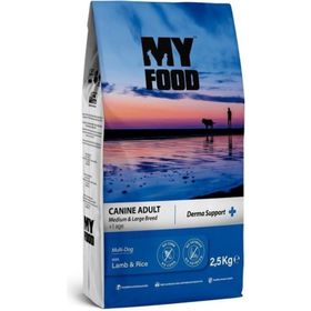 My Food 2.5 kg Yetişkin Derma Support Kuzu ve Pirinçli Orta/Büyük Irk Yetişkin Köpek Maması