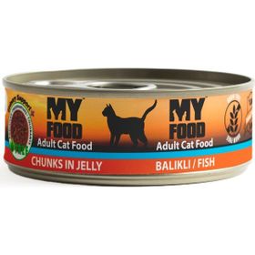 My Food Balıklı Yetişkin Kedi 12x100 gr Yaş Mama