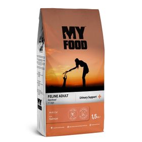 My Food Kısırlaştırılmış Somonlu Yetişkin 1500 gr Kedi Maması