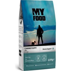 My Food Kuzulu Pirinçli Küçük Irk Derma Support 2.5 kg Yavru Köpek Maması
