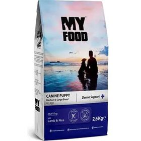 My Food Kuzulu Pirinçli Orta Büyük Irk Derma Support 2.5 kg Yetişkin Köpek Maması