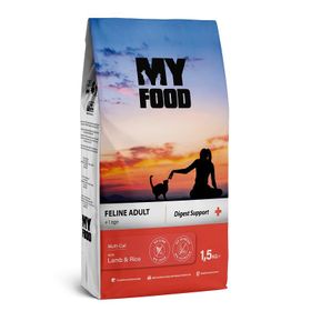My Food Kuzulu ve Pirinçli Yetişkin 1500 gr Kedi Maması