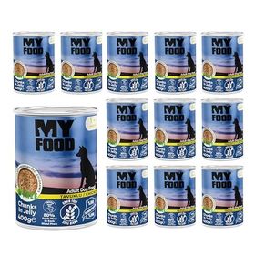My Food Tavuklu ve Jöleli 12x400 gr Yetişkin Köpek Konserve Maması