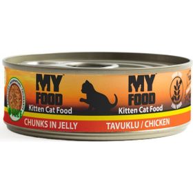 My Food Tavuklu Yavru Kedi 12x100 gr Yaş Mama