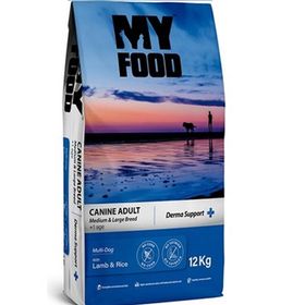 My Food Yetişkin Köpek Orta ve Büyük Irk Kuzulu Pirinçli 2.5 kg Kuru Mama
