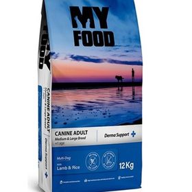 My Food Yetişkin Kuzulu Pirinçli Köpek Orta ve Büyük Irk 12 kg Kuru Mama