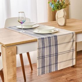 My Home Deniz 45x150 cm Ekru Mavi Runner