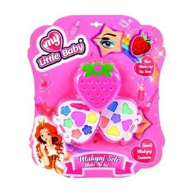 My Little Baby LMN066 Çilek Kartela 2'li Makyaj Seti