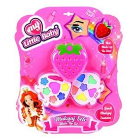 My Little Baby LMN066 Çilek Kartela 2'li Makyaj Seti