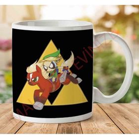 My Little Link Legend of Zelda Equestrian Girls Baskılı Kupa