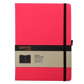 My Note MYN126 Case Siyah Neon Pembe Çizgisiz Defter