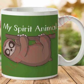 My Spirit Animal Tembel Hayvan Baskılı Kupa