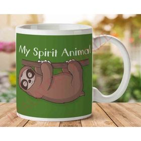 My Spirit Animal Tembel Hayvan Baskılı Kupa