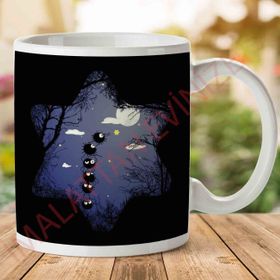 My Star Soot Ball Sprite Spirited Away Sihouette Baskılı Kupa