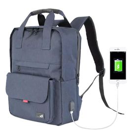 My Valice 1205 Lacivert Smart Bag Usb Şarj Girişli Akıllı Sırt Çantası