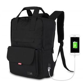 My Valice 1205 Siyah Smart Bag Usb Şarj Girişli Akıllı Sırt Çantası