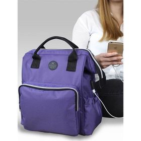 My Valice 1401 Smart Bag Us Anne Bebek Bakım Mor Sırt Çantası