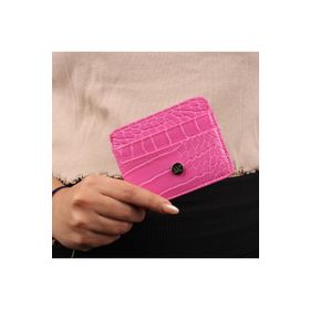 My Valice 1624 Pembe Kadın Deri Cüzdan ve Kartlık