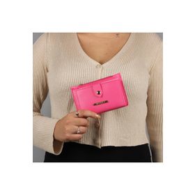 My Valice 1626 Pembe Kadın Deri Cüzdan ve Kartlık