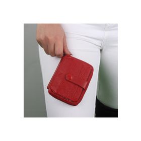 My Valice 1816 Kırmızı Unisex Hakiki Deri Cüzdan ve Kartlık