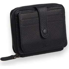 My Valice 1816 - Siyah Unisex Hakiki Deri Cüzdan ve Kartlık