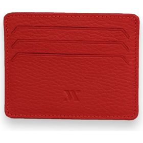 My Valice 1817 - Kırmızı Unisex Hakiki Deri Cüzdan ve Kartlık