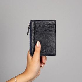 My Valice 1823 Lacivert Unisex Hakiki Deri Cüzdan ve Kartlık