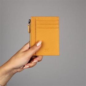My Valice 1823 Sarı Unisex Hakiki Deri Cüzdan ve Kartlık