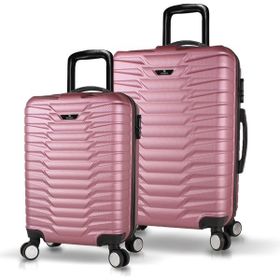My Valice Croc Abs 2'li Kabin ve Orta Rose Gold Valiz Seti