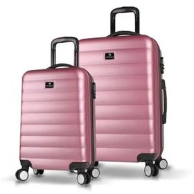 My Valice CRSKO Colors Abs Kabin Ve Orta Boy Rose Gold 2'li Valiz Seti