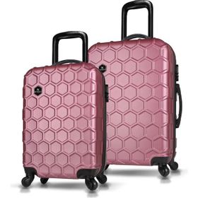 My Valice Honey Abs Rose Gold 2'li Kabin ve Orta Valiz Seti