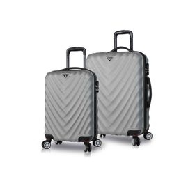 My Valice MV6678 Gri Unisex Lotus 2'li Valiz Seti