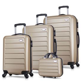 My Valice Ruby Gold Abs 4'lü Travel Valiz Seti