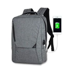 My Valice Smart Bag Active Usb Şarj Girişli Slim Gri Notebook Sırt Çantası