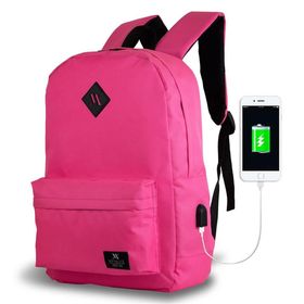 My Valice Smart Bag Specta Usb Şarj Girişli Akıllı Pembe Sırt Çantası