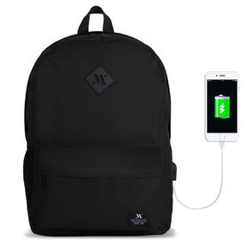 My Valice Smart Bag Specta Usb Şarj Girişli Akıllı Siyah Sırt Çantası