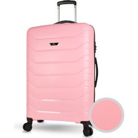 My Valice Solid PP Toz Pembe Polipropilen Büyük Boy Kırılmaz Valiz