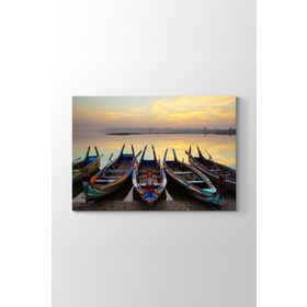Myanmar Ahşap Tekne Tablosu