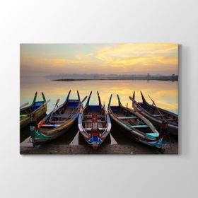 Myanmar Ahşap Tekne Tablosu