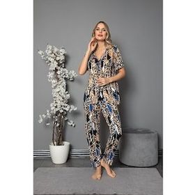 MyBen 10053 Pamuklu Kadın Pijama Takımı