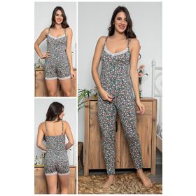 MyBen 75003 Antrasit Kadın Pijama Takımı