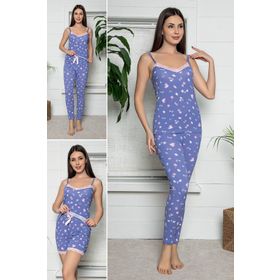 MyBen 75029 Mor Kadın Pijama Takımı