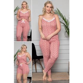 MyBen 80010 Pembe Kadın Pijama Takımı