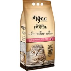 MyCat 637666 10 lt Pudra Kokulu Topaklaşan Kedi Kumu