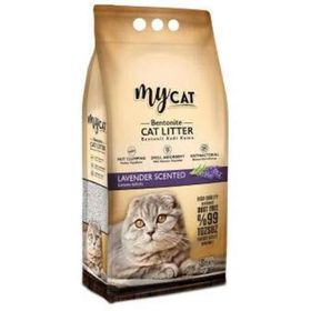 Mycat Lavanta Kokulu Kalın Taneli 10 lt Kedi Kumu