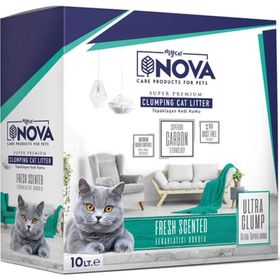 MyCat Nova Fresh Scent Çimi Hediyeli 10 lt Kedi Kumu