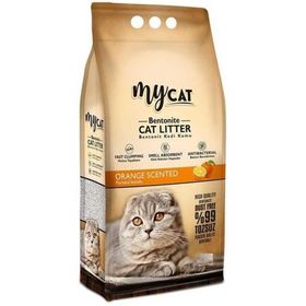 Mycat Portakal Kokulu Kalın Taneli 10 lt Kedi Kumu