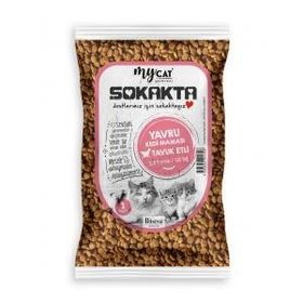 MyCat Sokakta 1 kg Tavuk Etli Yavru Kedi Maması